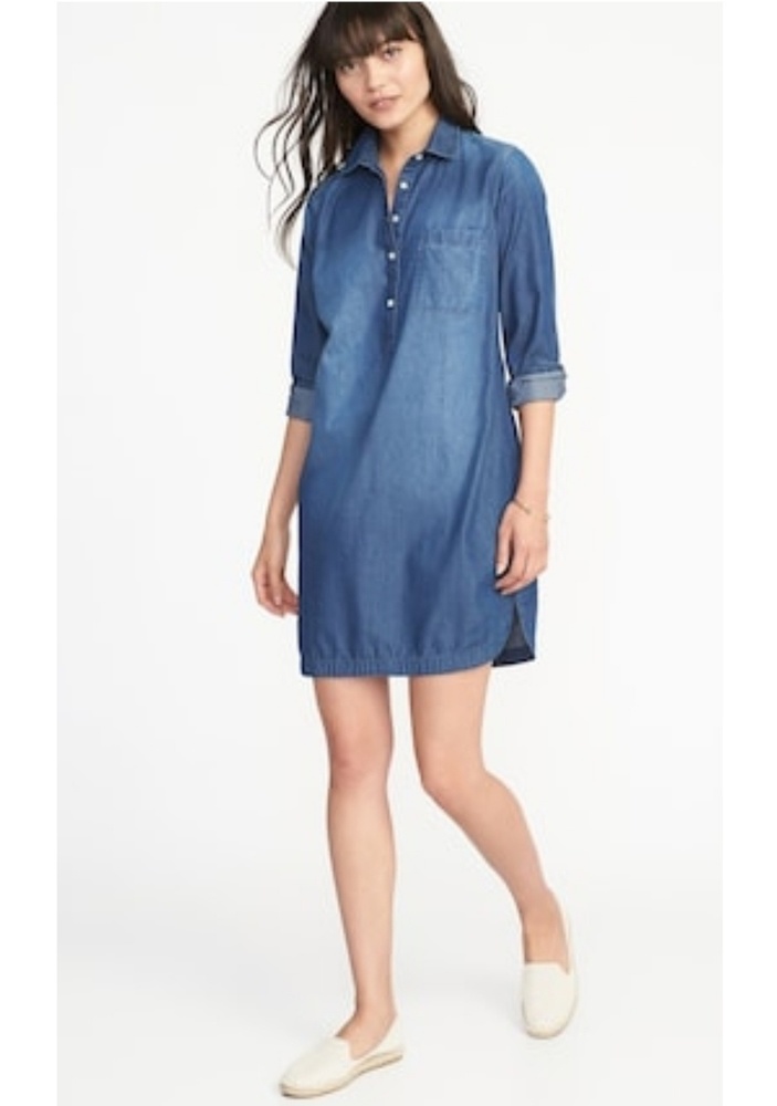 Old Navy Chambray Shirt Dress